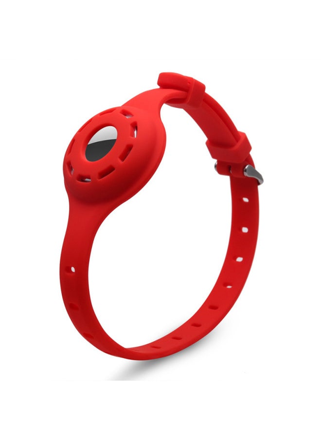 Generic - Suitable For Apple Airtag Shell Silicone Dog Collar Adjustable Airtag Collar Pet Anti-lost Device Protective Cover-Color:Luminous Blue-Applicable Model:Large Size: 535*40 * 10mm - Image 1