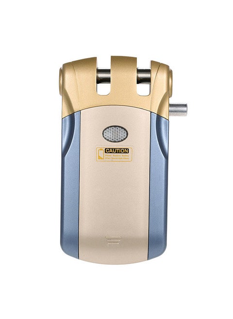 WF-018 Wireless Remote Control Lock Security Invisible Keyless Door Entry Intelligent Lock Zinc Alloy Metal with 4 Remote Keys Smart Home Villa Office Access Control Security System