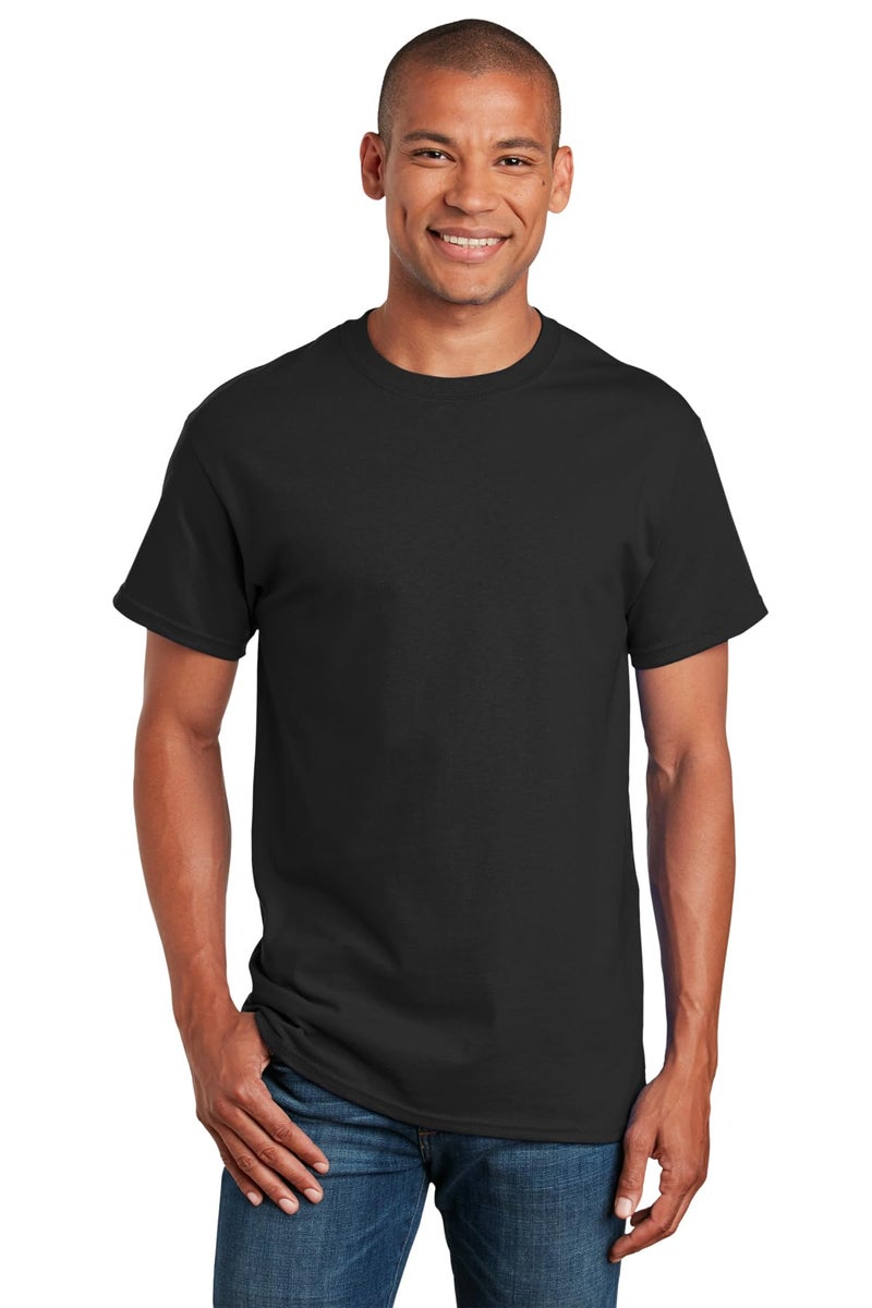 Gildan Men's G2000 Ultra Cotton Adult T-shirt, Black, Large - Image 1