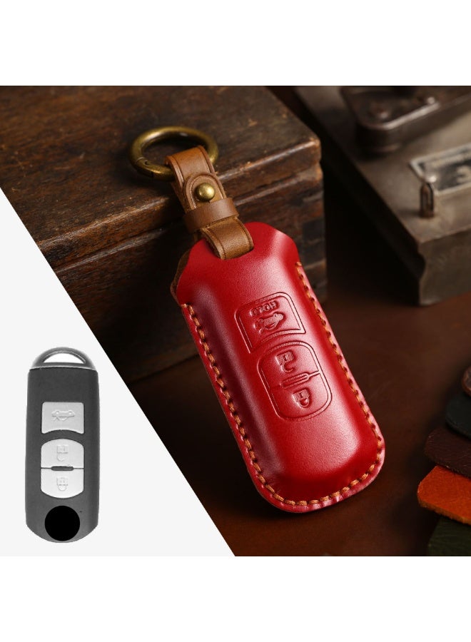 مازدا صناعة يدوية جلد حصان مجنون غطاء حماية مفتاح السيارة مناسبة لمازدا CX-5 Atenza CX-30 Axela CX-9car Key Shell Case - Image 1