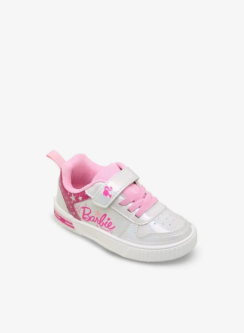 باربي Girls Hook & Loop Sneakers