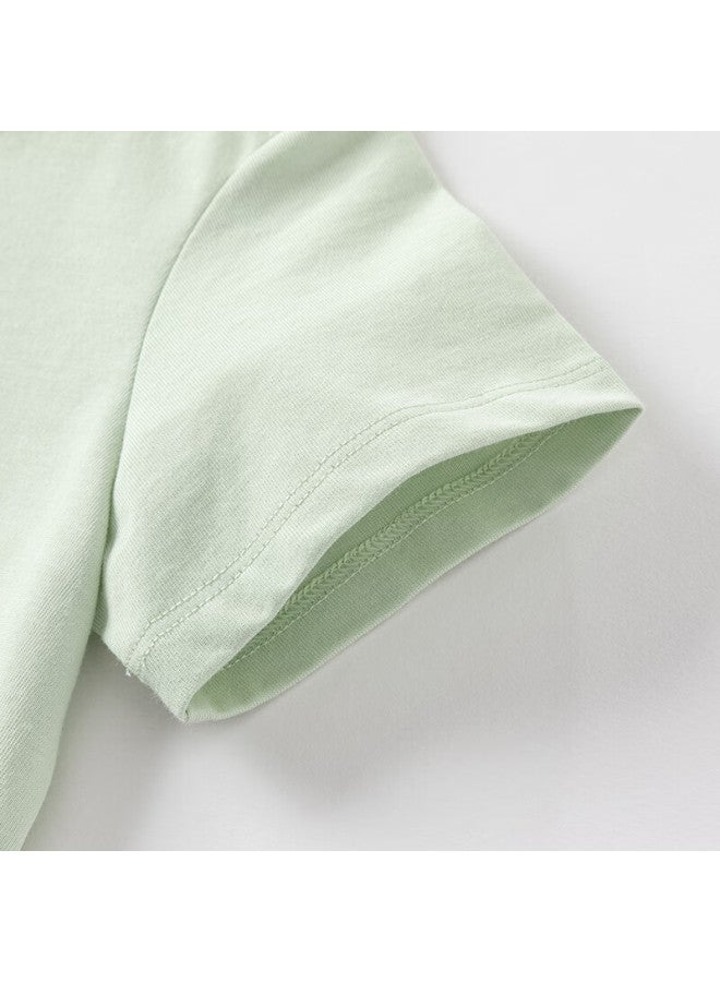 Dave & Bella David Bella Kids Short Sleeve T-shirt Summer Boys Baby Thin Antibacterial Cool Casual Sports Top - Image 3
