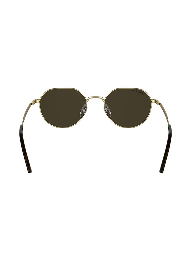 LACOSTE نظارات شمسية معدنية كاملة الإطار لاكوست L268S 5320 (710) ذهبية - Image 3