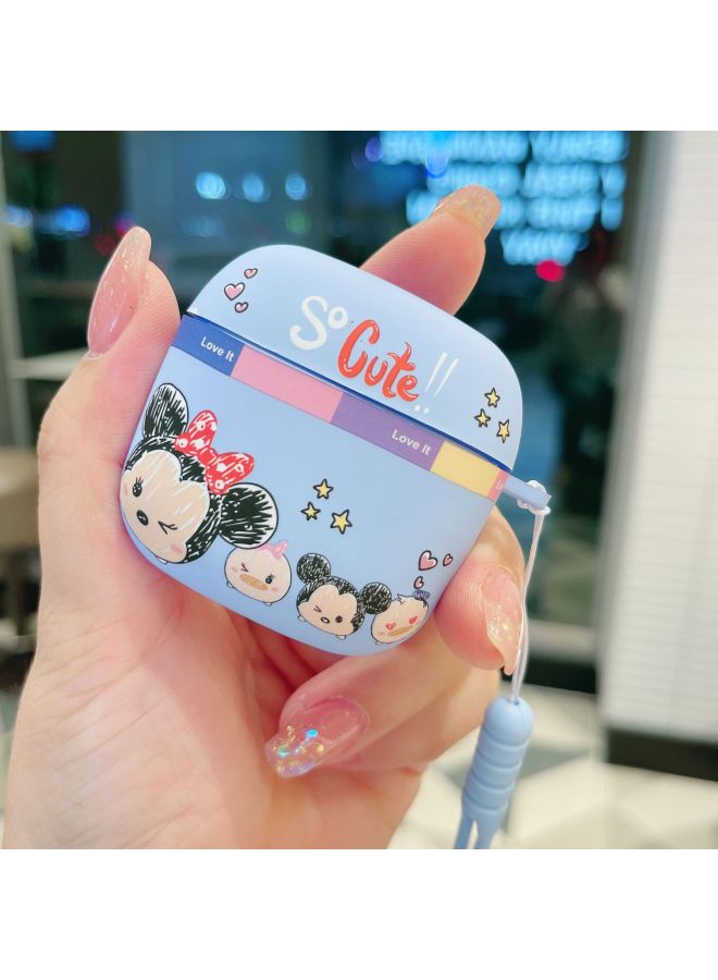 Loquat 2 Soft Case Tpu For HuaweiCartoon Pro Matte Wireless Seebudsre3 For F45i Bluetooth Headset Protective Cover-Color:Green Panda With Carabiner-Model:Suitable For Freebuds Se2 - Image 5