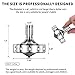CHEETOP Precision Metal Spinning Top Long Lasting Spin Time and Perfect Balance Skilled Adult Easily Exceed 10 Mins Portable Stainless Steel EDC Office Desktop Game Toys L Silver - Image 4