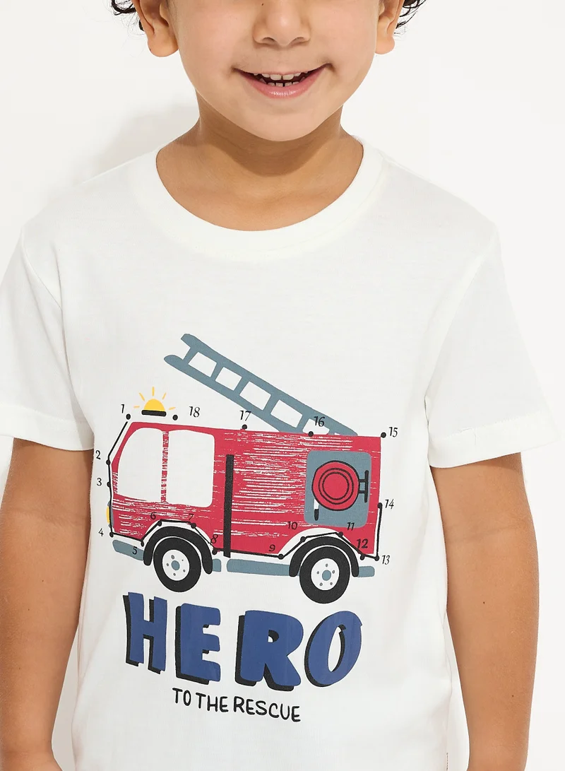 victor and jane victor and jane Boys T-shirt "HERO"