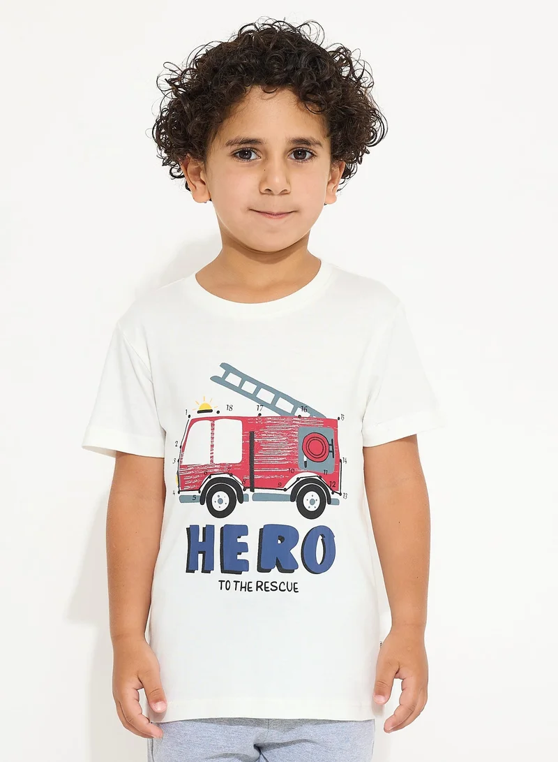 victor and jane Boys T-shirt "HERO"