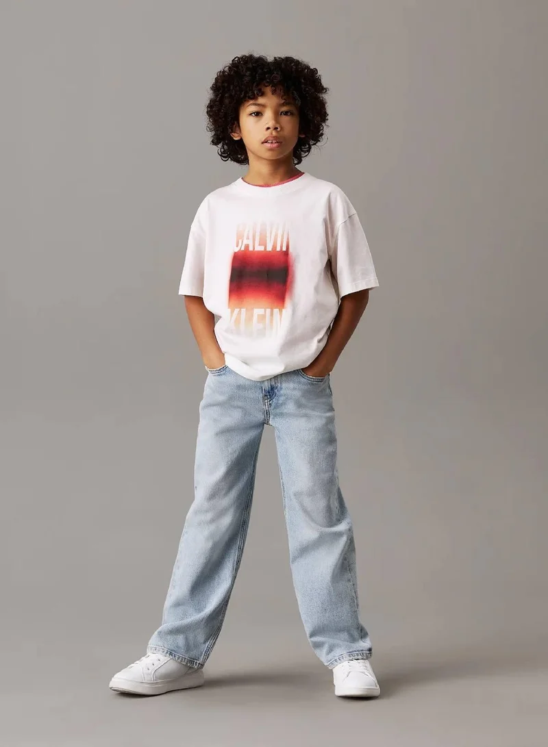 Calvin Klein Jeans Tofu Gradient Graphic Logo T-Shirt for Men | Best Price UAE