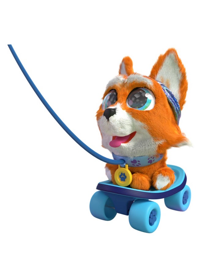 EOLO Sprint Mini - Air Pump Leash Handle - With Pop-Up Ears - Superstable Skate - Orange Color - Try Me Open Box - Image 2