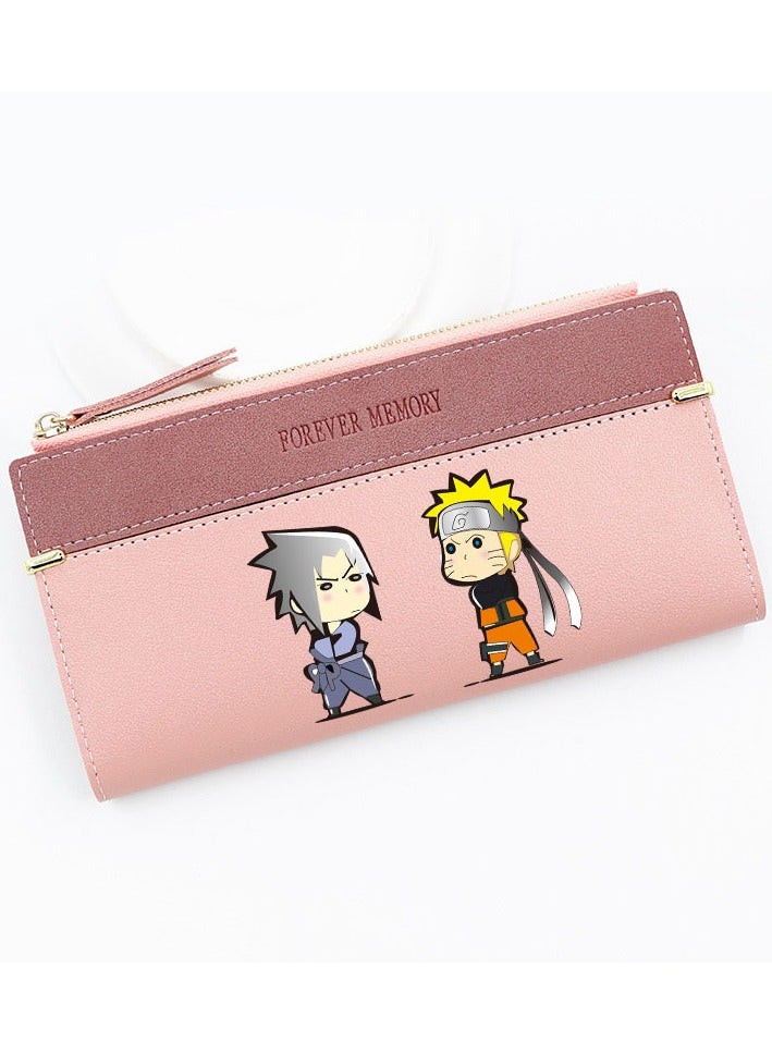 KUYING New Naruto Printed Waterproof Wallet 