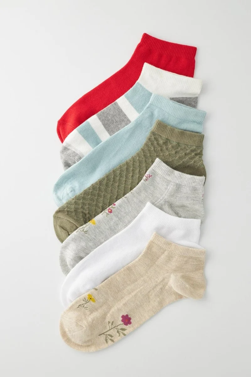 Katia&Bony Women's Surprise Pack of 7 Booties Socks