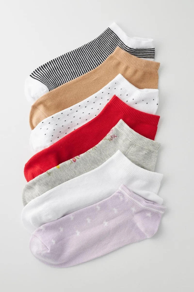 Katia&Bony Women's Surprise Pack of 7 Booties Socks