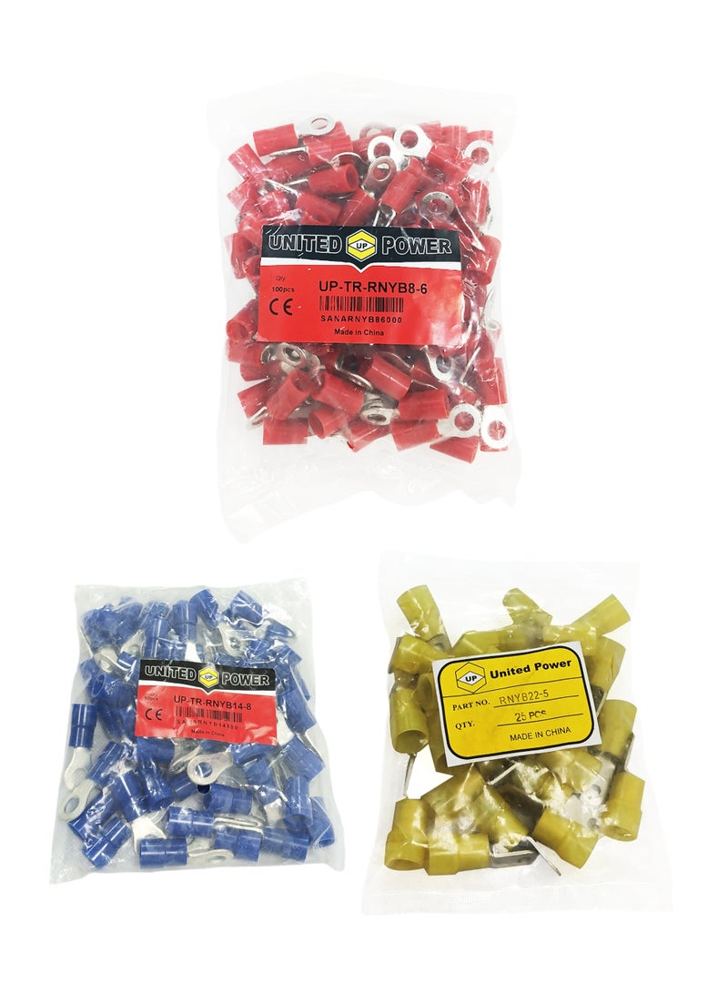 يونايتد باور أطراف حلقية معزولة - أطراف أنابيب نحاسية عالية التوصيل للبطاريات والسيارات والكهرباء - Image 5