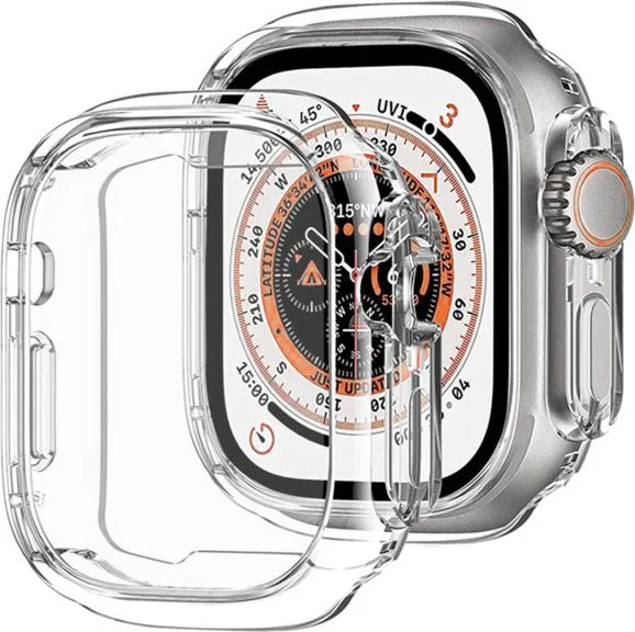 فورزاكاس Apple Watch 10 46MM Open Front Hard Plastic Rubber Case - FC380