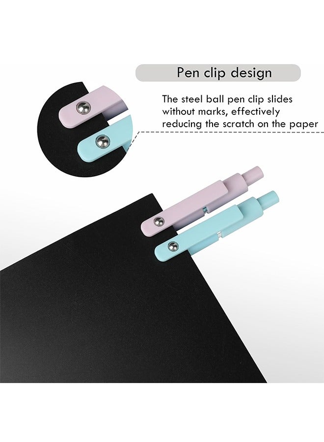 Generic Gel Pens, 0.5mm Premium Gel Roller Pens, Cute Aesthetic Black Ink Pens for Women, Gifts for Teen Girls Kids, Preppy Essentials Smooth Writing Stationary Study Nursing Office School Drawing Supplies  - Image 4