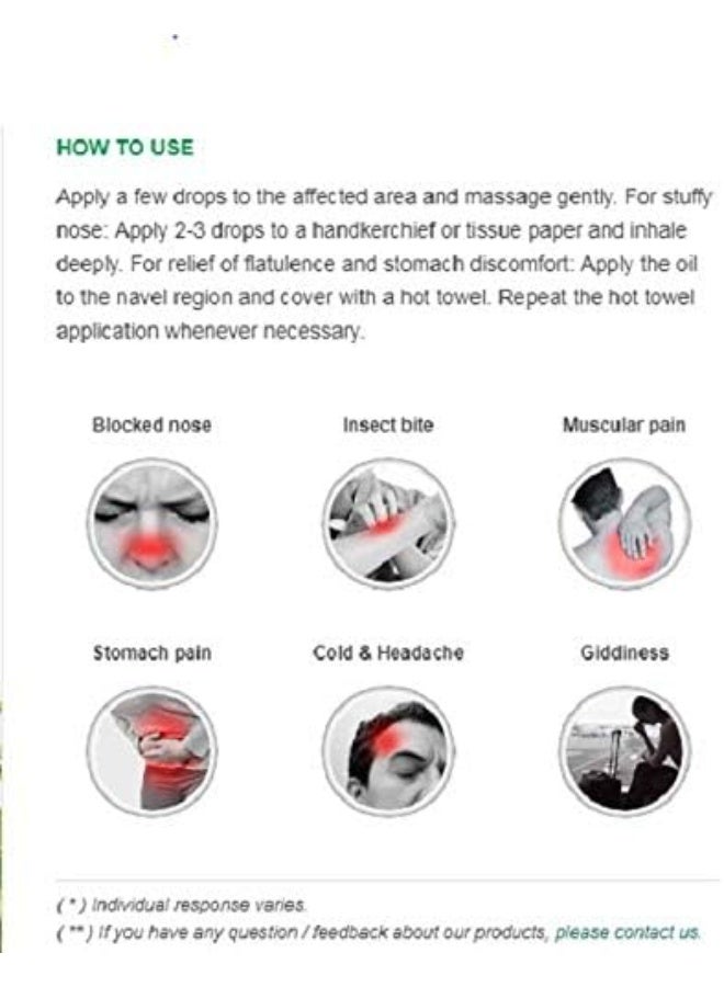 Axe Multi-Purpose Oil 56ml for Relief of Colds, Headaches, Muscle Aches and Insect Bites, 2 Pack - Image 3