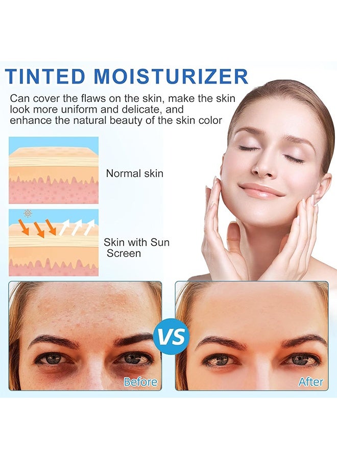 SOUG Tinted Sunscreen For Face SPF 50, Universal Protector Solar 50 Moisturizer, Hydrating Sun Essence Face Sunscreen, UV Defense, Travel Size, Sunscreen Against UVA And UVB Rays, 50ml - Image 5