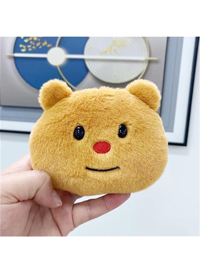 2024 New Cute er Bear Plush Coin Purse Stuffed erbear Doll Keychain Bag Pendant for Women and Girls  - Image 2