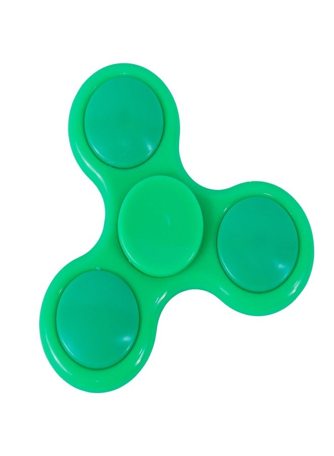 Premsons® Hand Spinner Desk Toy - High Speed Smooth Finger Spin Sensory Fidget Stress Relief Game Play for Kids & Adults - Birthday Party Gift - Plastic - Green - Image 2