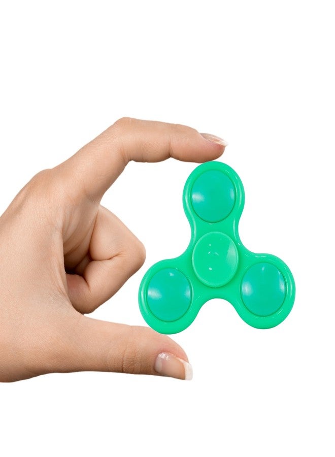 Premsons® Hand Spinner Desk Toy - High Speed Smooth Finger Spin Sensory Fidget Stress Relief Game Play for Kids & Adults - Birthday Party Gift - Plastic - Green - Image 4