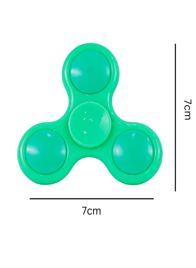 Premsons® Hand Spinner Desk Toy - High Speed Smooth Finger Spin Sensory Fidget Stress Relief Game Play for Kids & Adults - Birthday Party Gift - Plastic - Green - Image 5