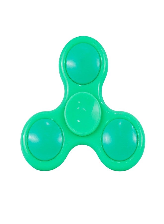 Premsons® Hand Spinner Desk Toy - High Speed Smooth Finger Spin Sensory Fidget Stress Relief Game Play for Kids & Adults - Birthday Party Gift - Plastic - Green - Image 1