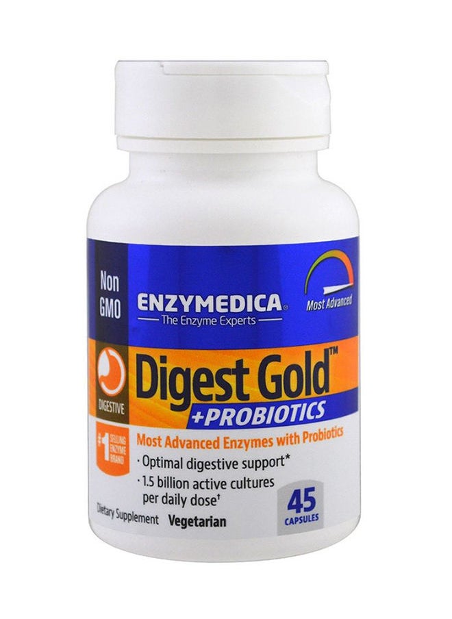 ENZYMEDICA - Enzymedica Digest Gold + Probiotics Capsules 45's - Image 1