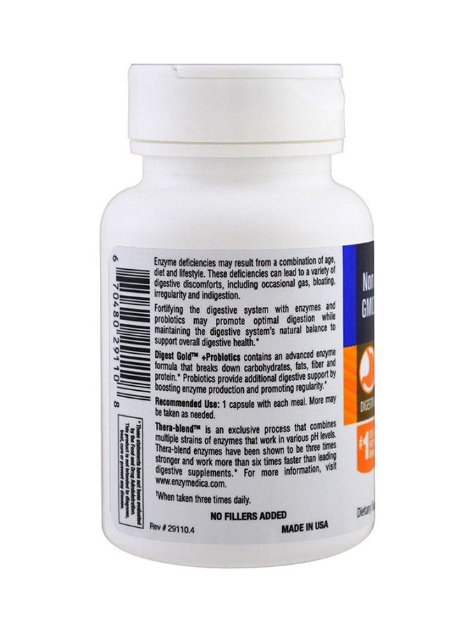 ENZYMEDICA - Enzymedica Digest Gold + Probiotics Capsules 45's - Image 1