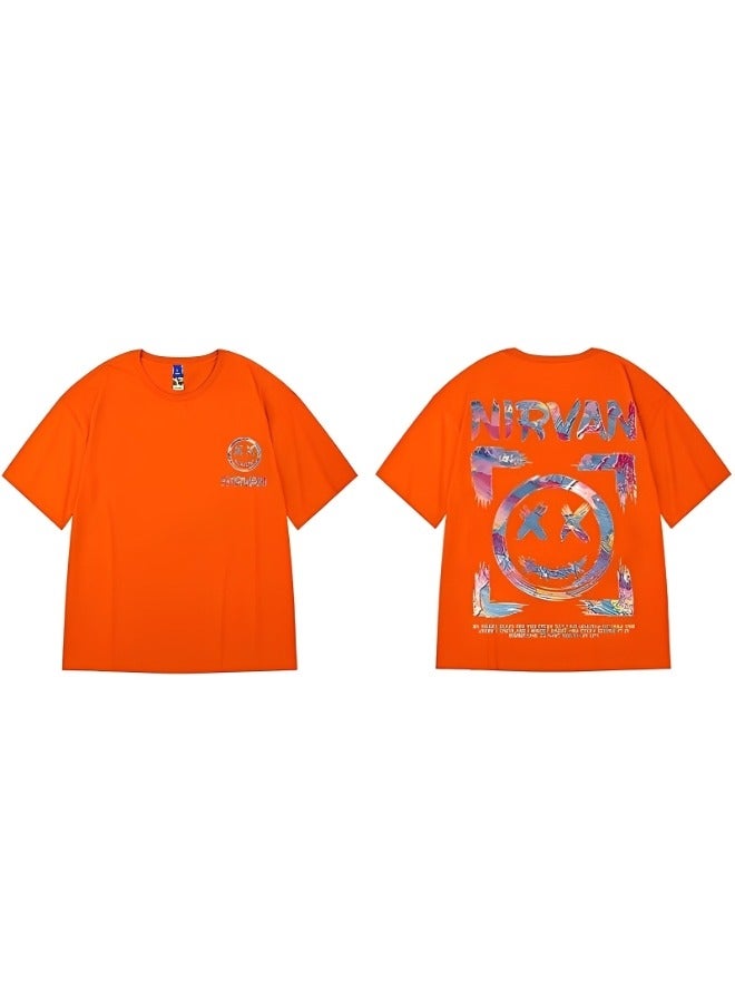 HALAMODO Men's Crew T-Shirts with Fashion Pattern Classic Everyday Soft T-Shirt Casual Loose Tee Summer Cotton T-Shirt Full-Cut Cotton Pocket Tee - Image 5