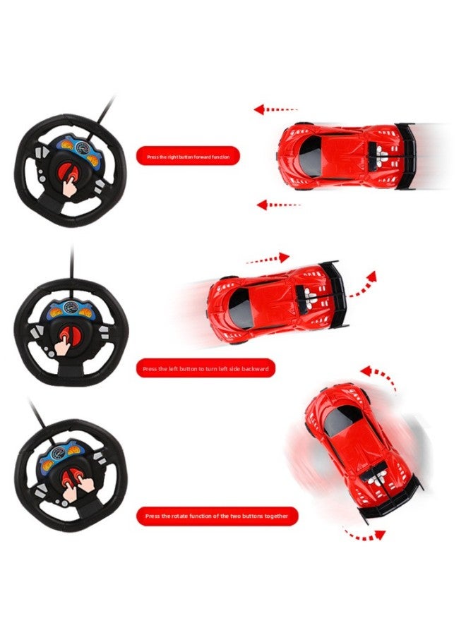 Two-way Simulation Impact Deformation Remote Control Car Bujia Two-channel Model Toy King Kong Battery Version Gift Box Color Box-Color:Dark Blue-Proportion:1:22 Sealed Box  - Image 3