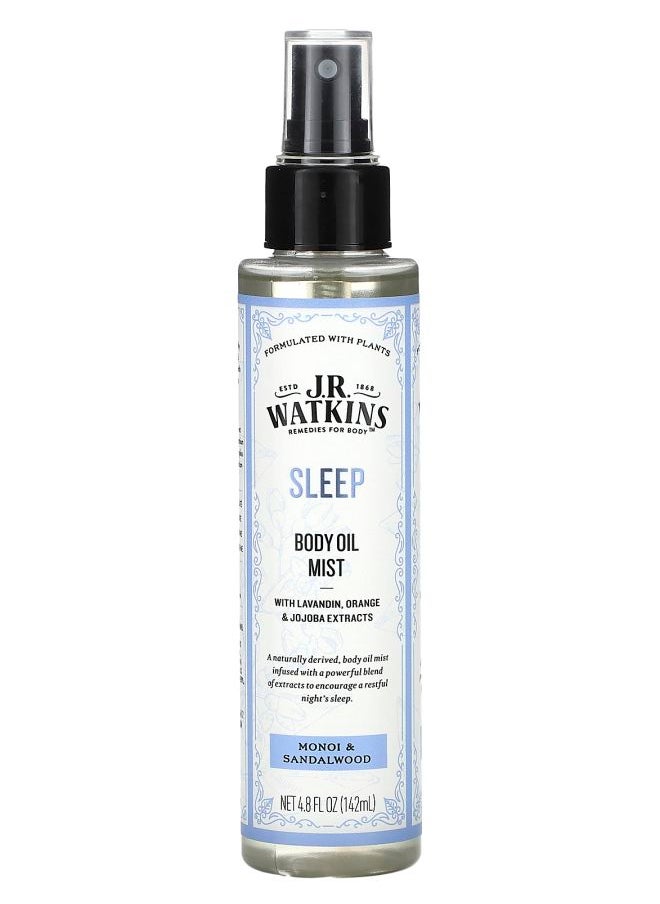 JR - Sleep Body Oil Mist Monoi & Sandalwood  4.8 fl oz (142 ml) - Image 1