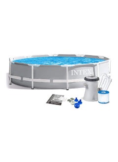 INTEX Round Prism Pool Frame with Filter Grey 4485 L 26702  - Image 4