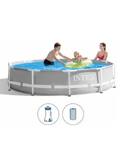 INTEX Round Prism Pool Frame with Filter Grey 4485 L 26702  - Image 3