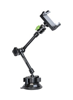 OLUDENIZ LanParte Aluminum Alloy Magic Arm with Phone Clamp Suction Cup Mount - Mobile Phone Holder for Car Navigation and Video Shooting  - Image 1
