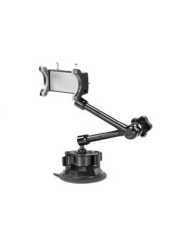 OLUDENIZ LanParte Aluminum Alloy Magic Arm with Phone Clamp Suction Cup Mount - Mobile Phone Holder for Car Navigation and Video Shooting  - Image 2