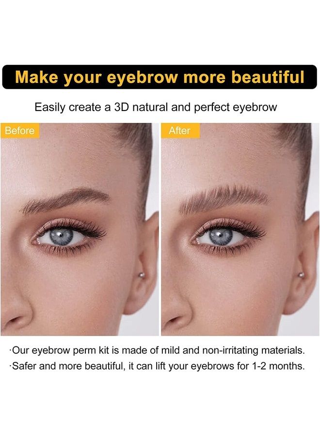 Lookmee Eyebrow Lamination Kit, Professional Instant Eyebrow Lift Kit, At Home DIY Long Lasting Eyebrow Perming Kit for Fuller and Messy Eyebrows - Image 2