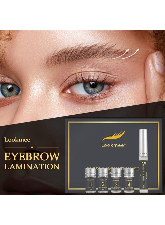 Lookmee Eyebrow Lamination Kit, Professional Instant Eyebrow Lift Kit, At Home DIY Long Lasting Eyebrow Perming Kit for Fuller and Messy Eyebrows - Image 1