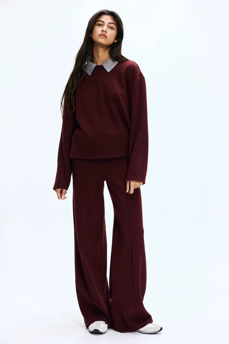 اتش اند ام سويت شيرت بقصّة فضفاضة