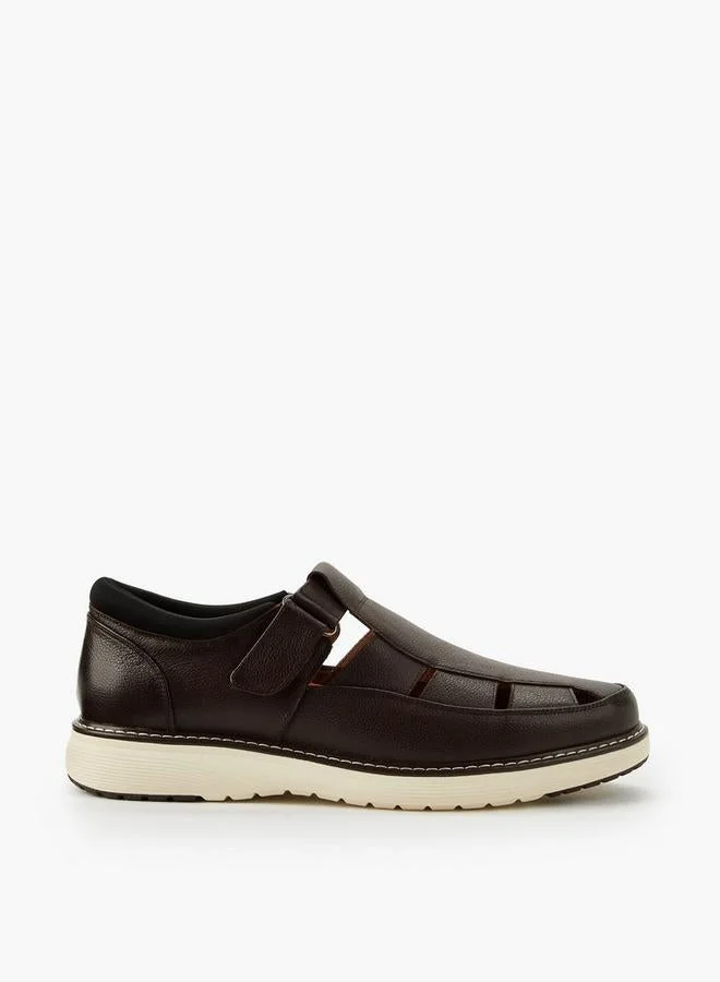 Men Textured Fisherman Sandals