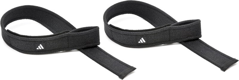 Adidas Unisex Adult Lifting Straps with Heavy-Duty Neoprene Padding, Black, One Size - Image 1