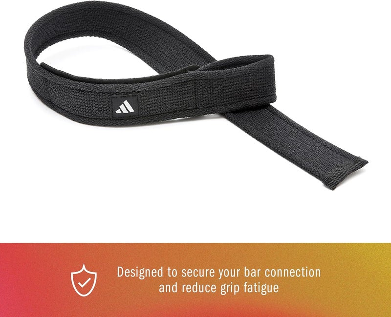 Adidas Unisex Adult Lifting Straps with Heavy-Duty Neoprene Padding, Black, One Size - Image 5
