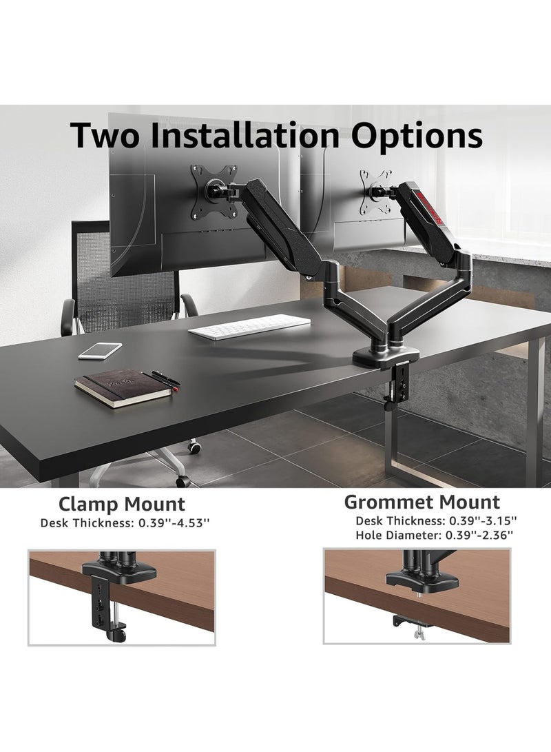 REDRAGON GMK915 Dual Monitor Mount Stand - Image 3