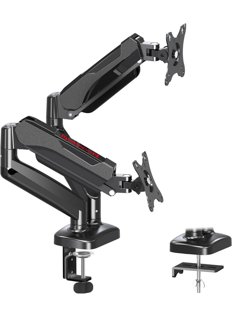 REDRAGON GMK915 Dual Monitor Mount Stand - Image 1