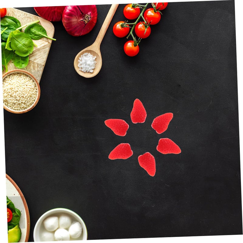 10Pcs Realistic Half Strawberry Miniature Fruit Photography Props Vibrant For Market Displays - Image 5