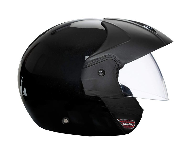 Studds Ninja Concept Eco Open Face Helmet- Black (Xl) - Image 5