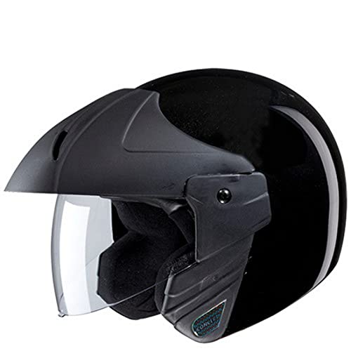 Studds Ninja Concept Eco Open Face Helmet- Black (Xl) - Image 1