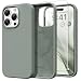 GONEZ Magnetic for iPhone 15 Pro Case Compatible with MagSafe AntiScratch Microfiber Lining Screen Protector Shockproof Slim Phone Silicone Cover 61 inch Calke Green - Image 2