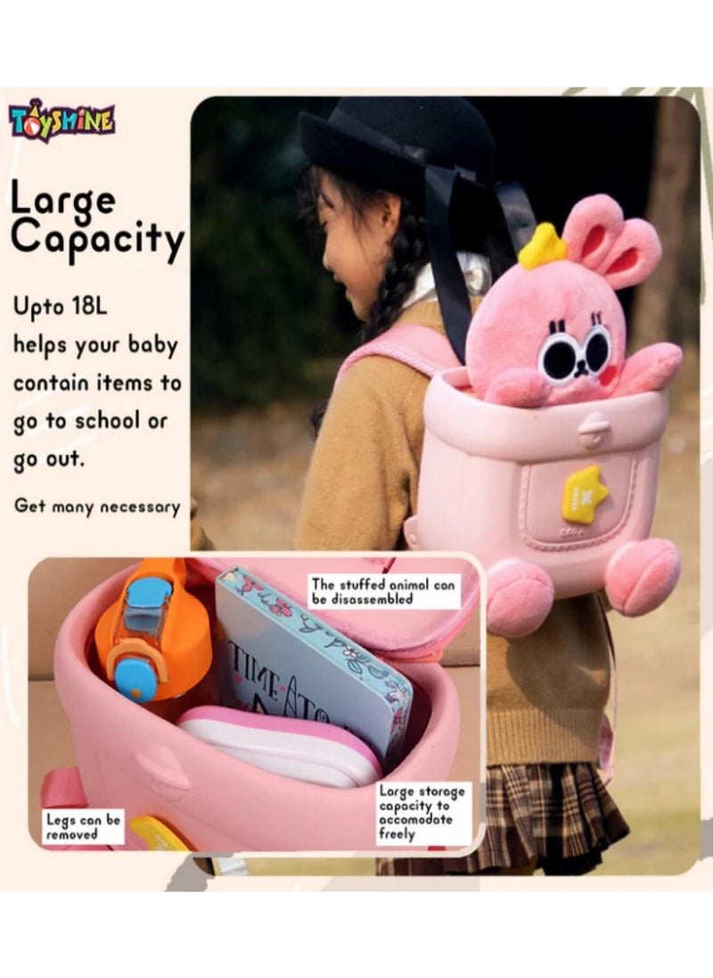 Waterproof Kawaii Soft toy Backpack Plush Toy Cartoon Children Bag for 3~8 Years  - Image 5