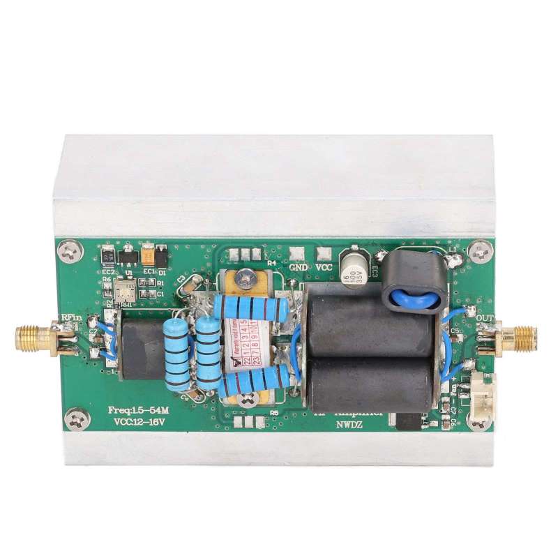 مضخم الطاقة الخطي الترددي العالي (Linear Hf Power Amplifier): 1.5-54 ميجاهيرتز، مدخلات 3-5 واط، استقرار عالي - تبديد حراري جيد لمضخم الراديو الهواة (Ham Radio Amplifier) لـ Yaesu Ft-817، Kx3 Cw، الراديو الهواوي (Amateur Radio) - Image 3