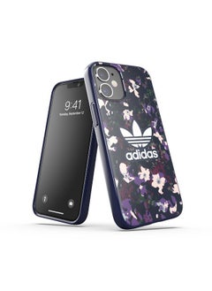 Adidas ADIDAS iPhone 12 Mini - Snap Graphic Case - Navy/Active Purple  - Image 1